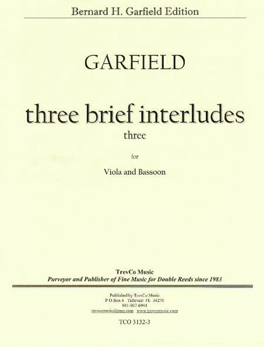 3 brief interludes three