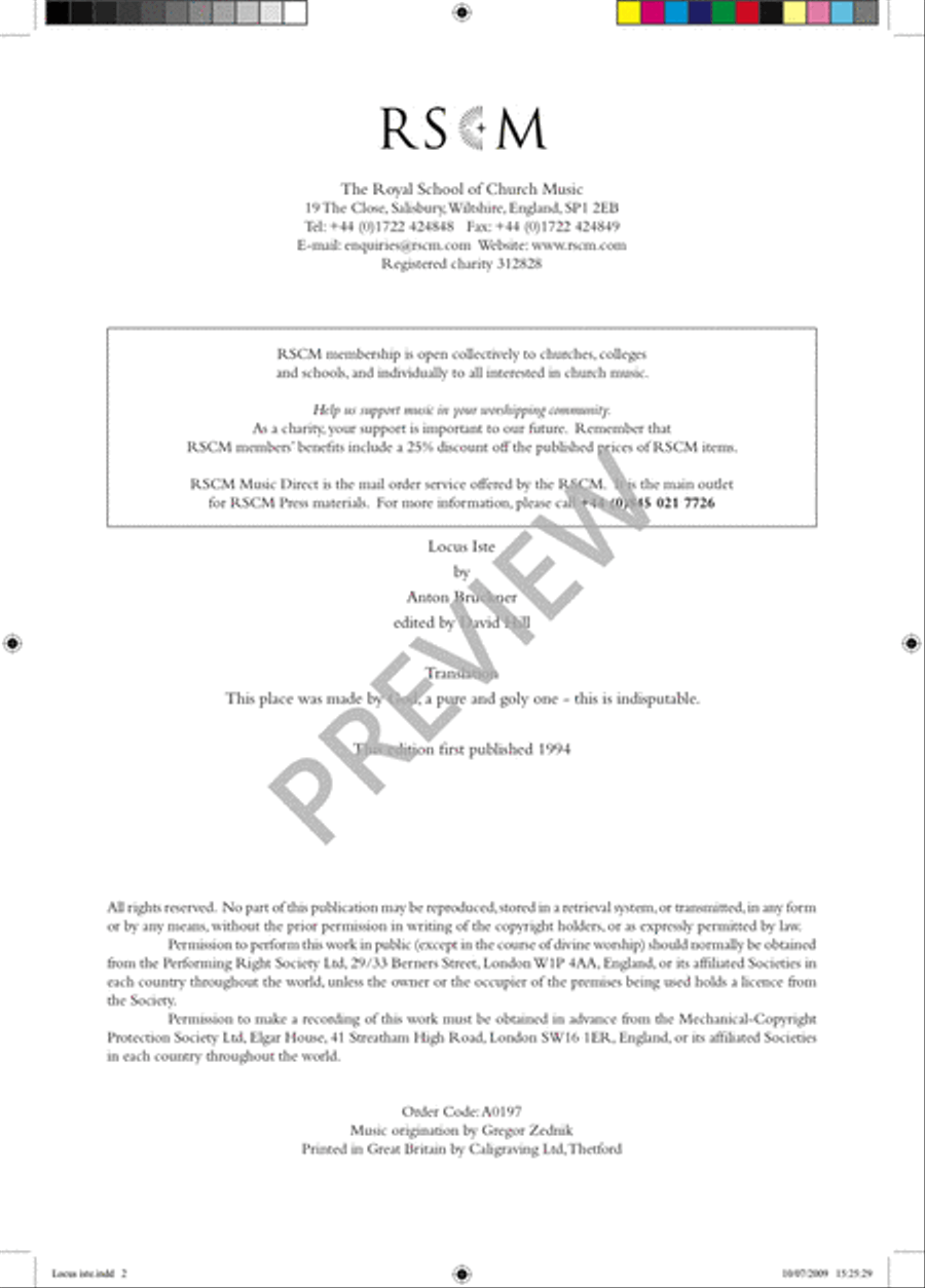 Locus Iste 4-Part scores gallery preview page 4