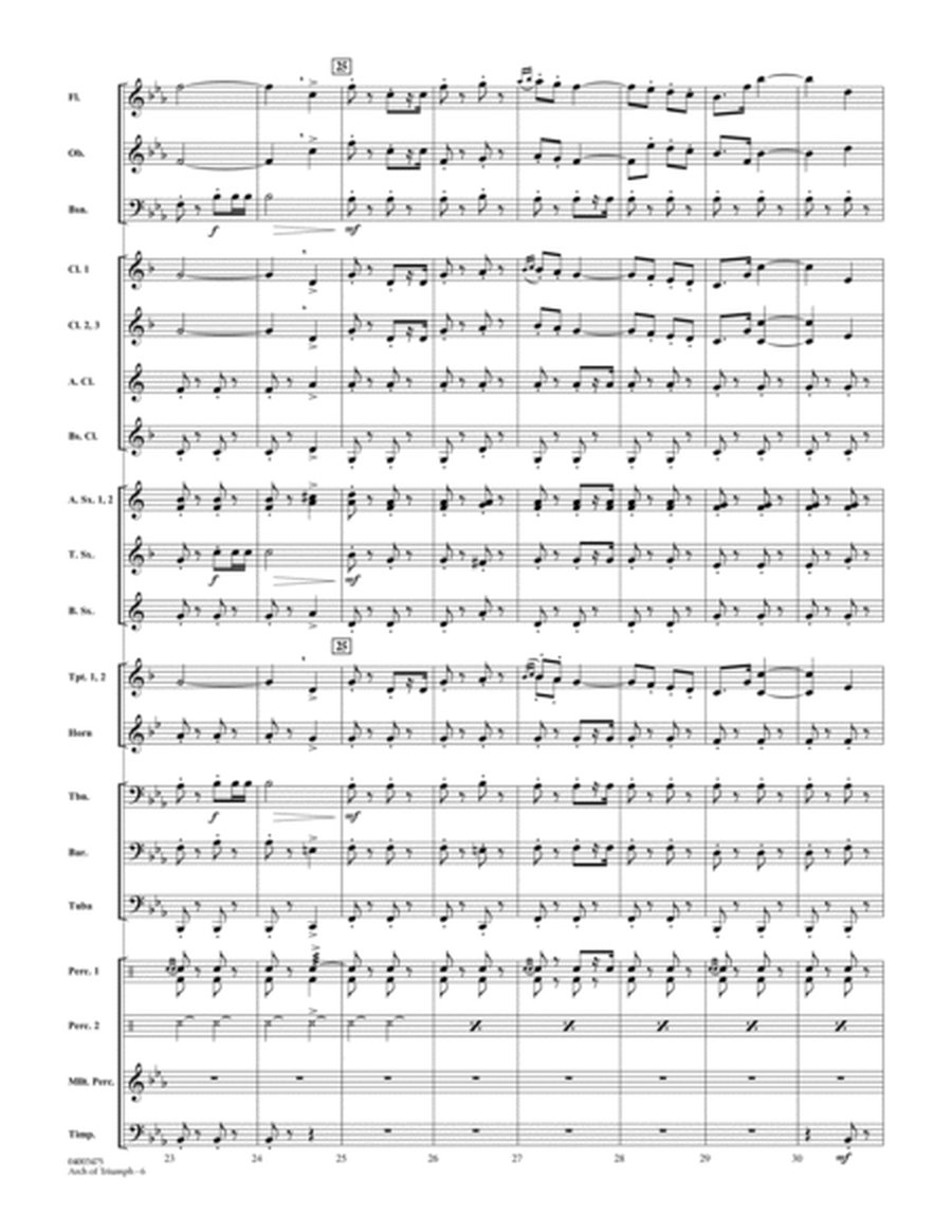 Arch of Triumph (French March) - Full Score