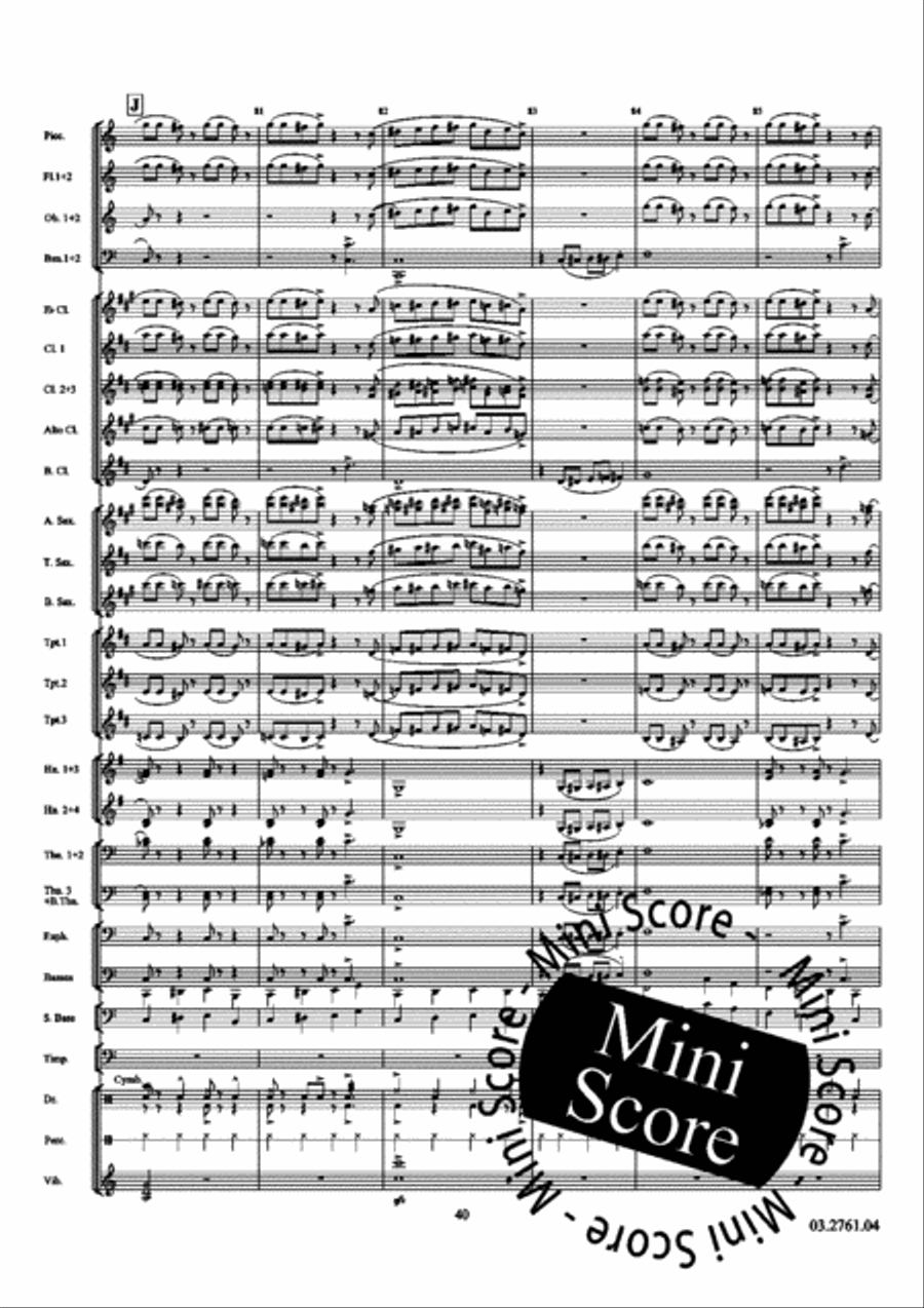 All Blue All Blue Concert Band scores gallery preview page 46