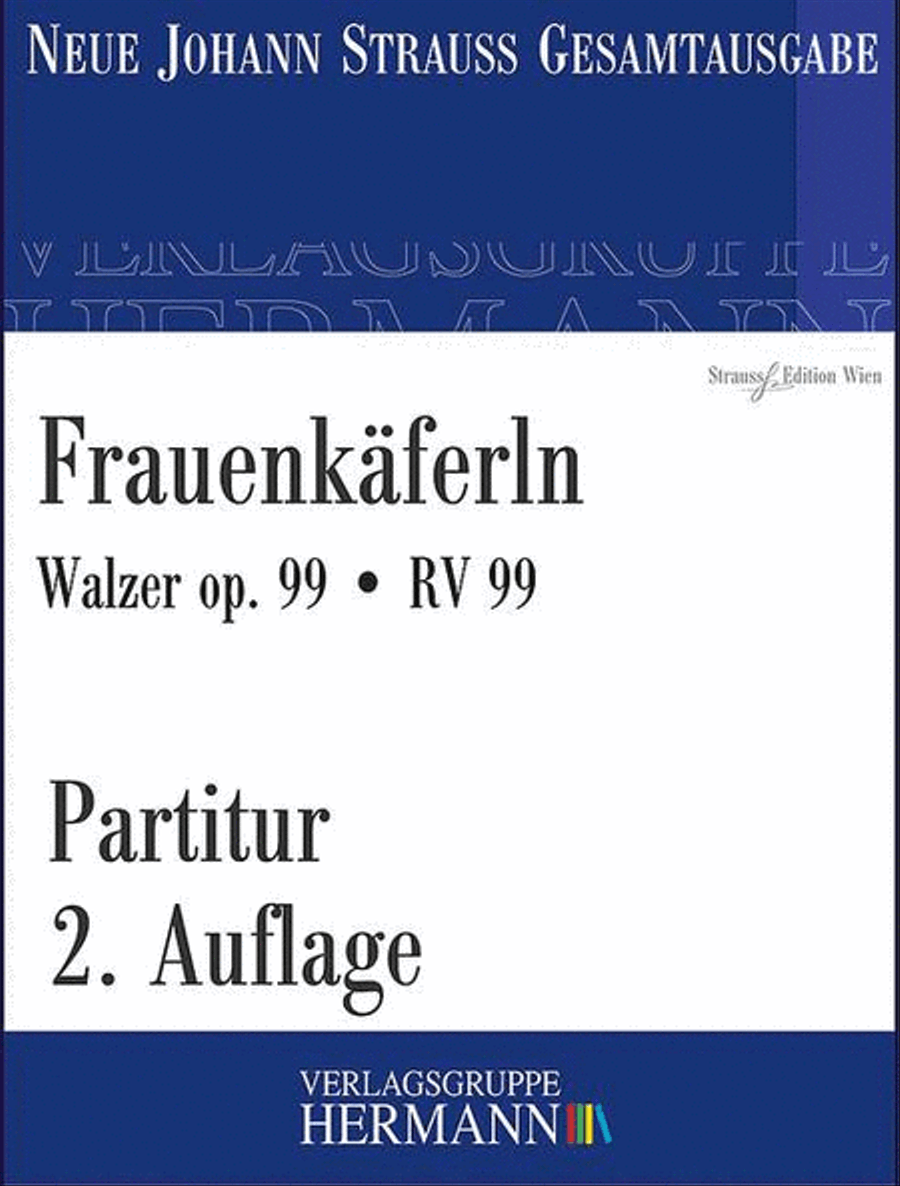 Frauenkäferln op. 99 RV 99 Orchestra scores gallery preview page 1