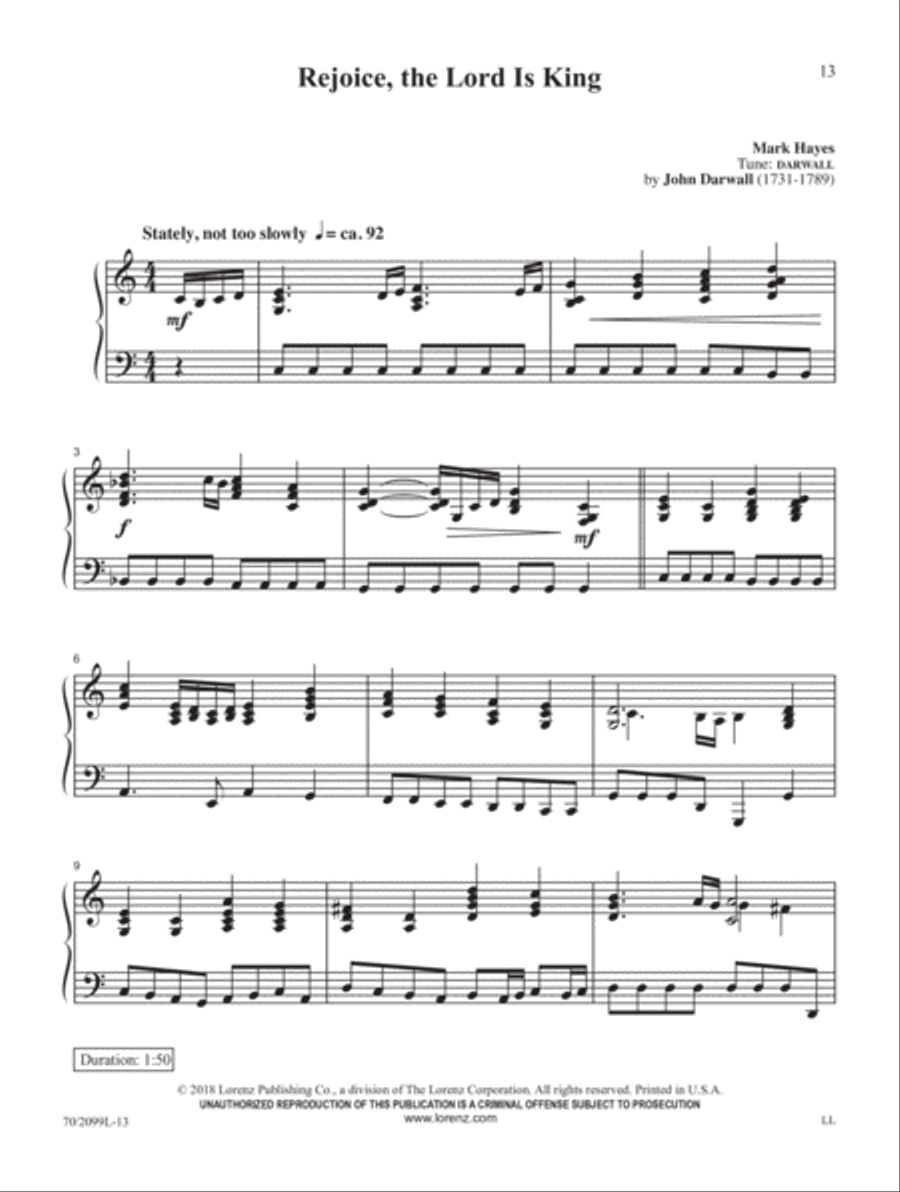 Mark Hayes Miniatures, Vol. 2 Piano Solo scores gallery preview page 5