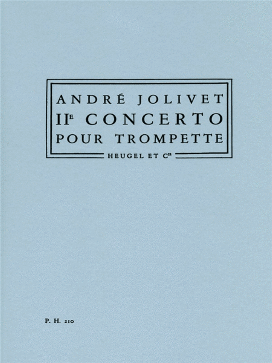 Concerto No.2 (ph210) (trumpet & Orchestra) Collection / Songbook - Sheet Music