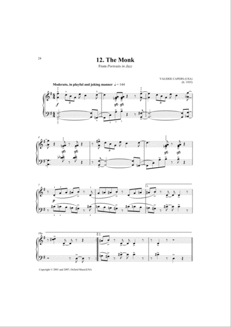 Piano Music of Africa and the African Diaspora Volume 1 Piano Solo scores gallery preview page 4