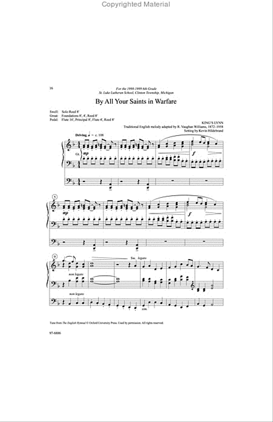 Six Hymn Improvisations, Set 2