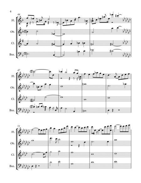 Mahler(Wind Quartet):Adagietto from Symphony No.5