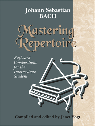 Book cover for Mastering Repertoire: Bach