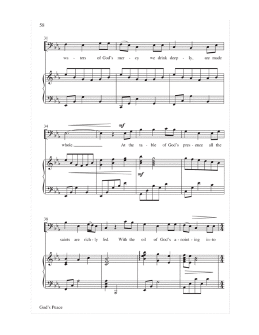 Easy Anthems, Vol. 3 3-Part scores gallery preview page 61