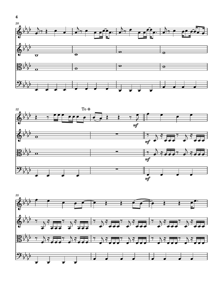 Nice To Meet You String Quartet scores gallery preview page 5