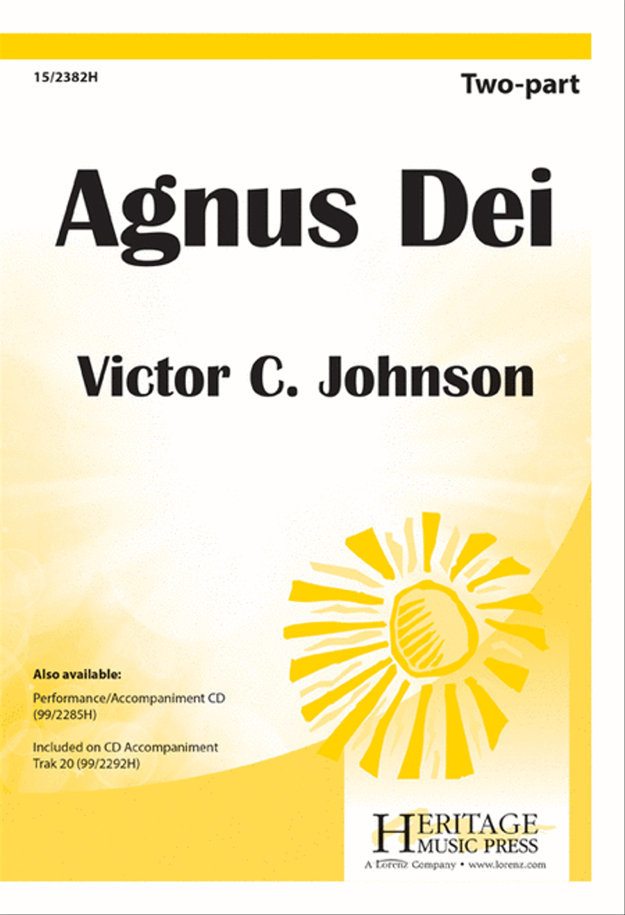 Agnus Dei 2-Part scores gallery preview page 1