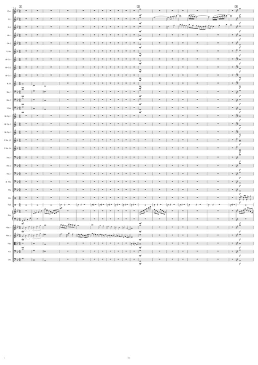Forest of the Dead Full Orchestra scores gallery preview page 2