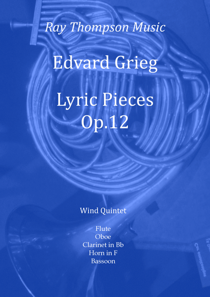 Grieg: Lyric Pieces Op.12 - wind quintet image number null