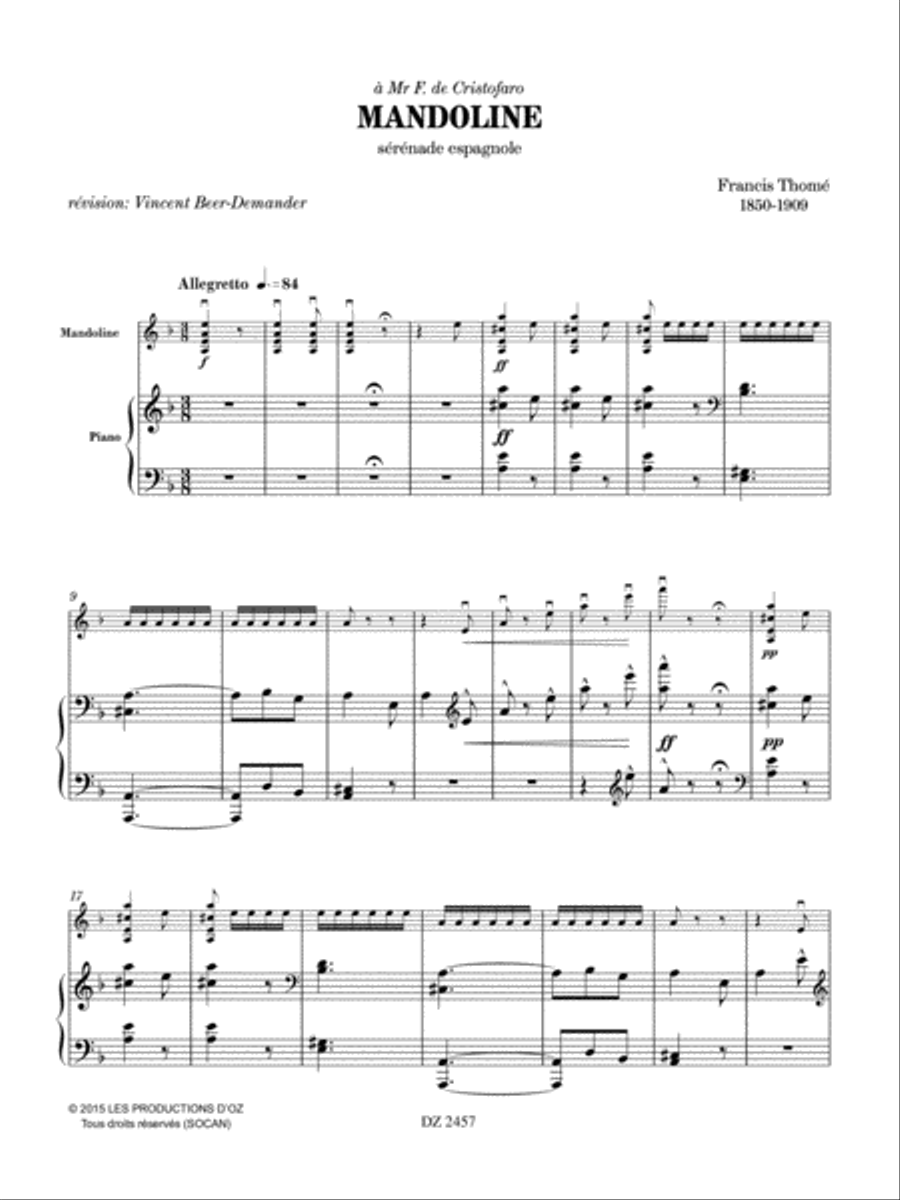 6 Pièces de salon 6 Pièces de salon Piano Accompaniment scores gallery preview page 3