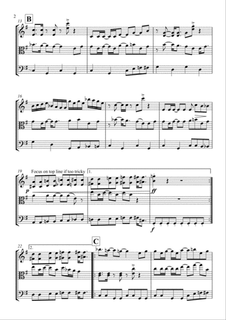 Nine To Five String Trio scores gallery preview page 2