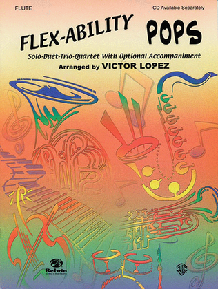 Book cover for Flex-Ability Pops -- Solo-Duet-Trio-Quartet with Optional Accompaniment