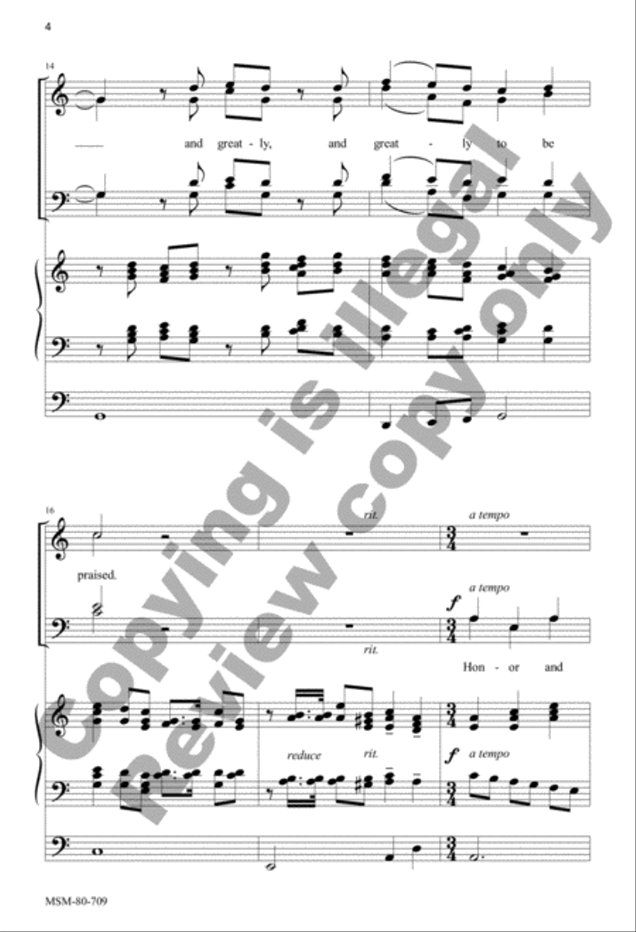 Sing with Joy 4-Part scores gallery preview page 5