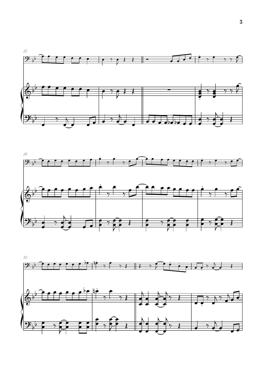 Made You Look Piano scores gallery preview page 4