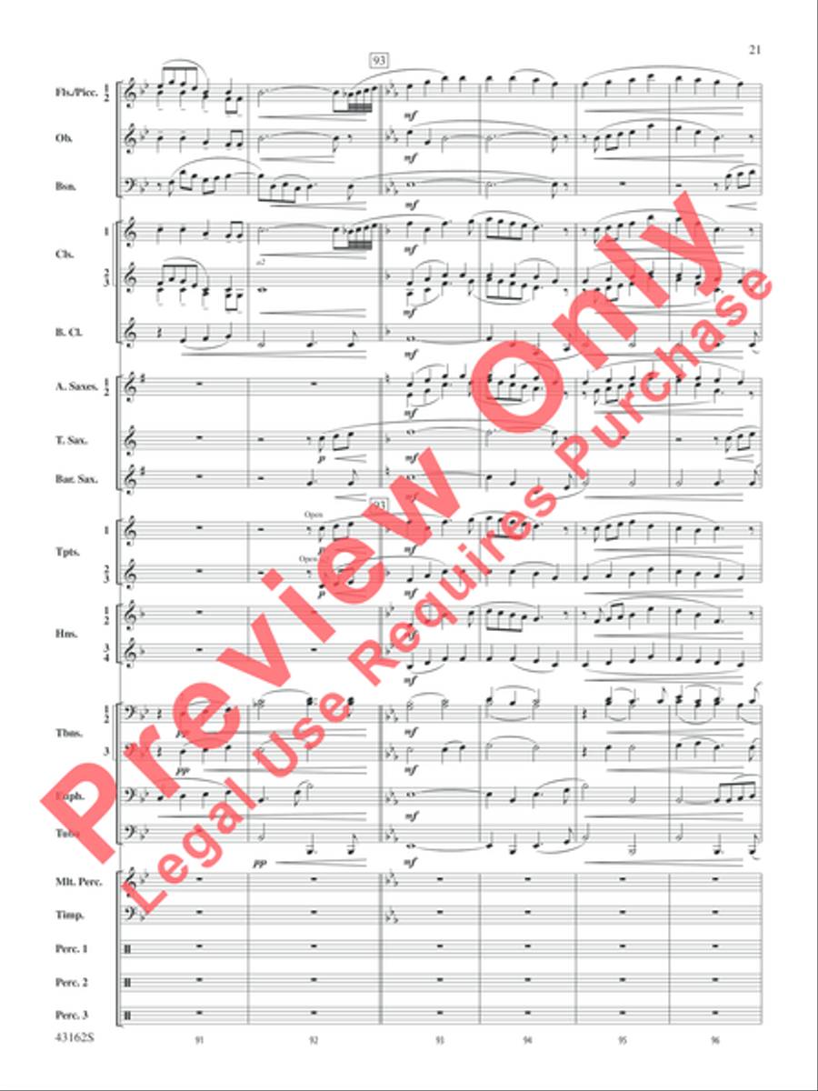 Appalachian Dreams Concert Band scores gallery preview page 22
