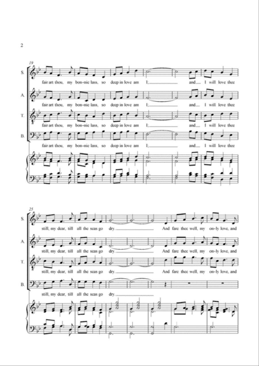 The Old Lie - powerful setting of Wilfred Owen's WW1 poetry - choral score 4-Part scores gallery preview page 2