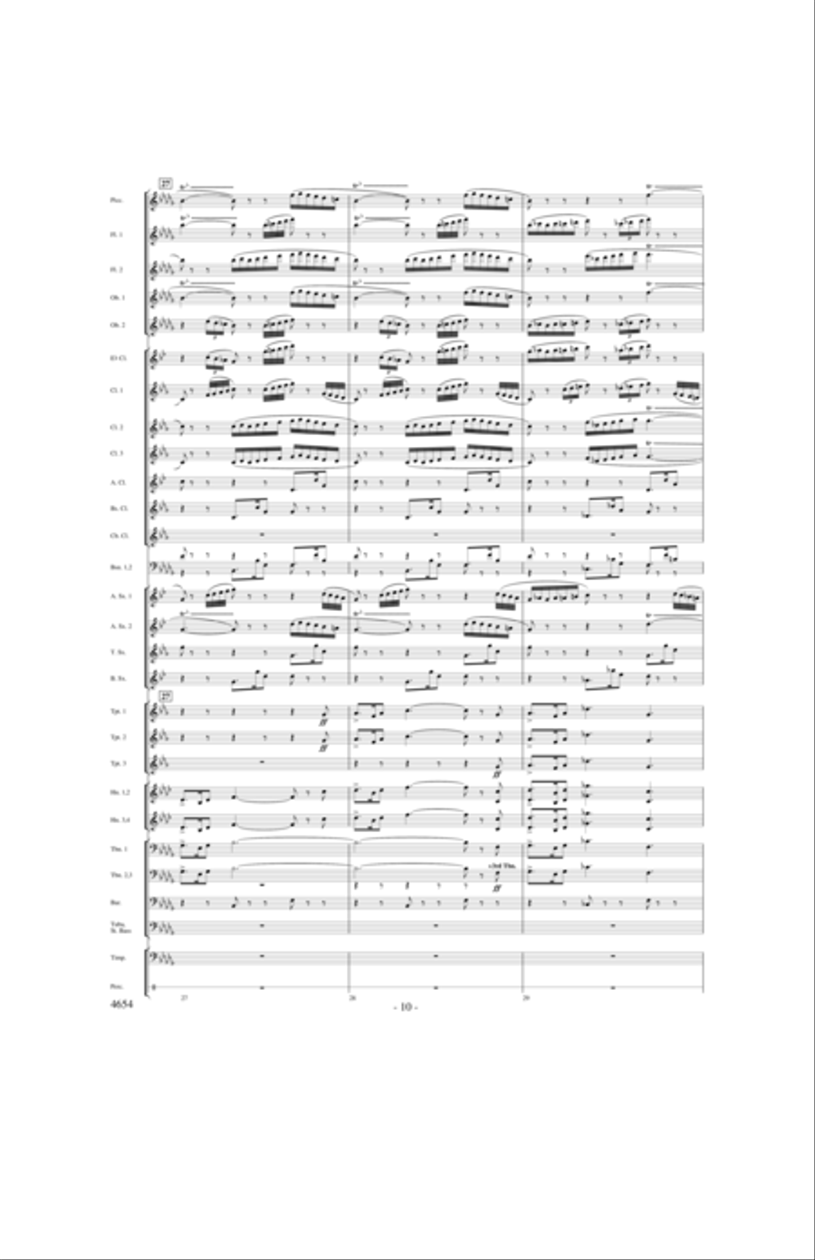 Ride of the Valkyries Concert Band scores gallery preview page 9