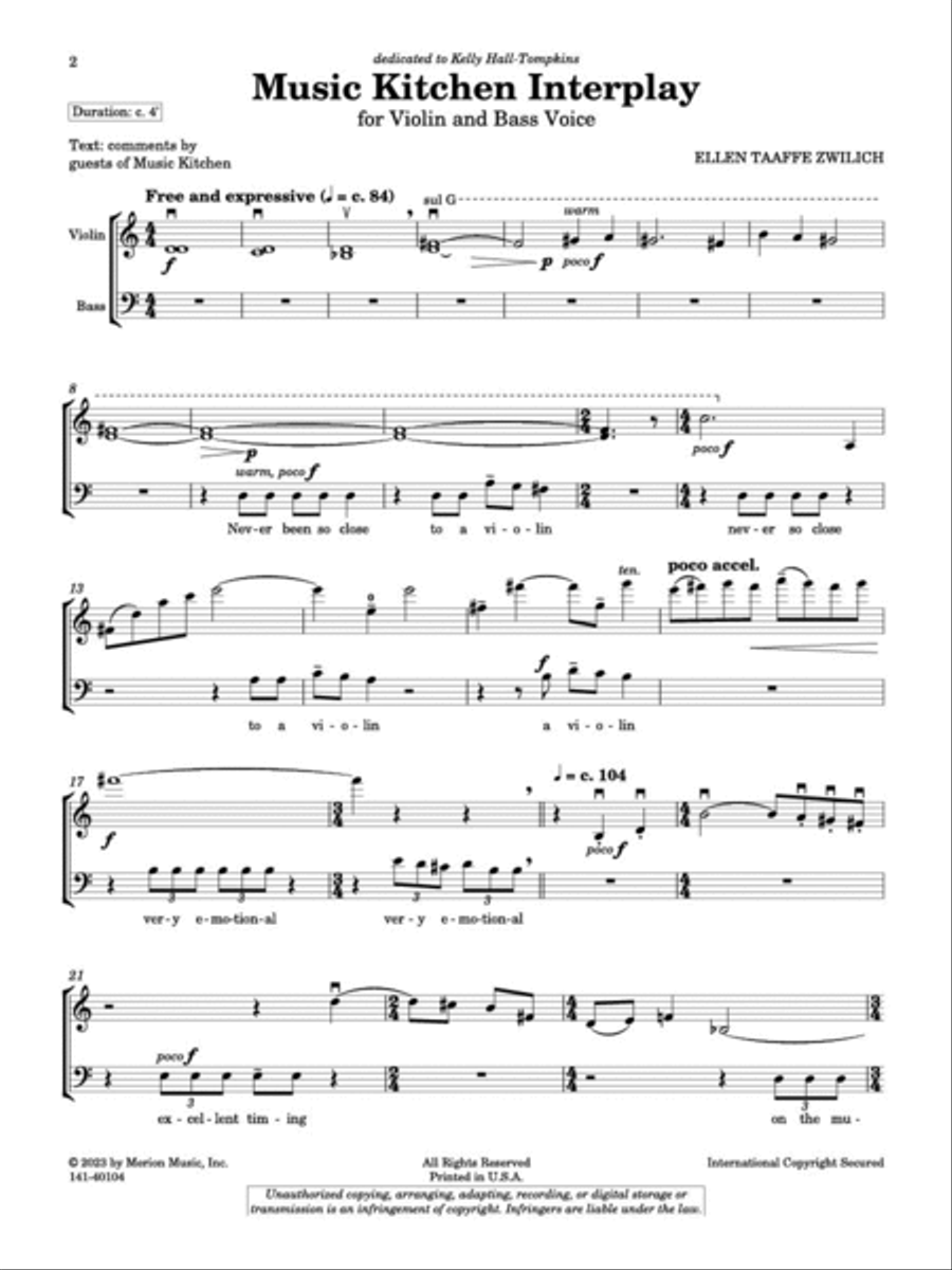 Music Kitchen Interplay Chamber Music scores gallery preview page 2