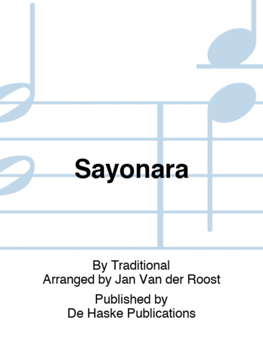 Sayonara Concert Band scores gallery preview page 1