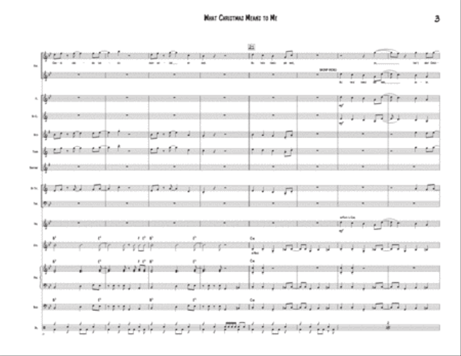 What Christmas Means To Me Flute scores gallery preview page 3