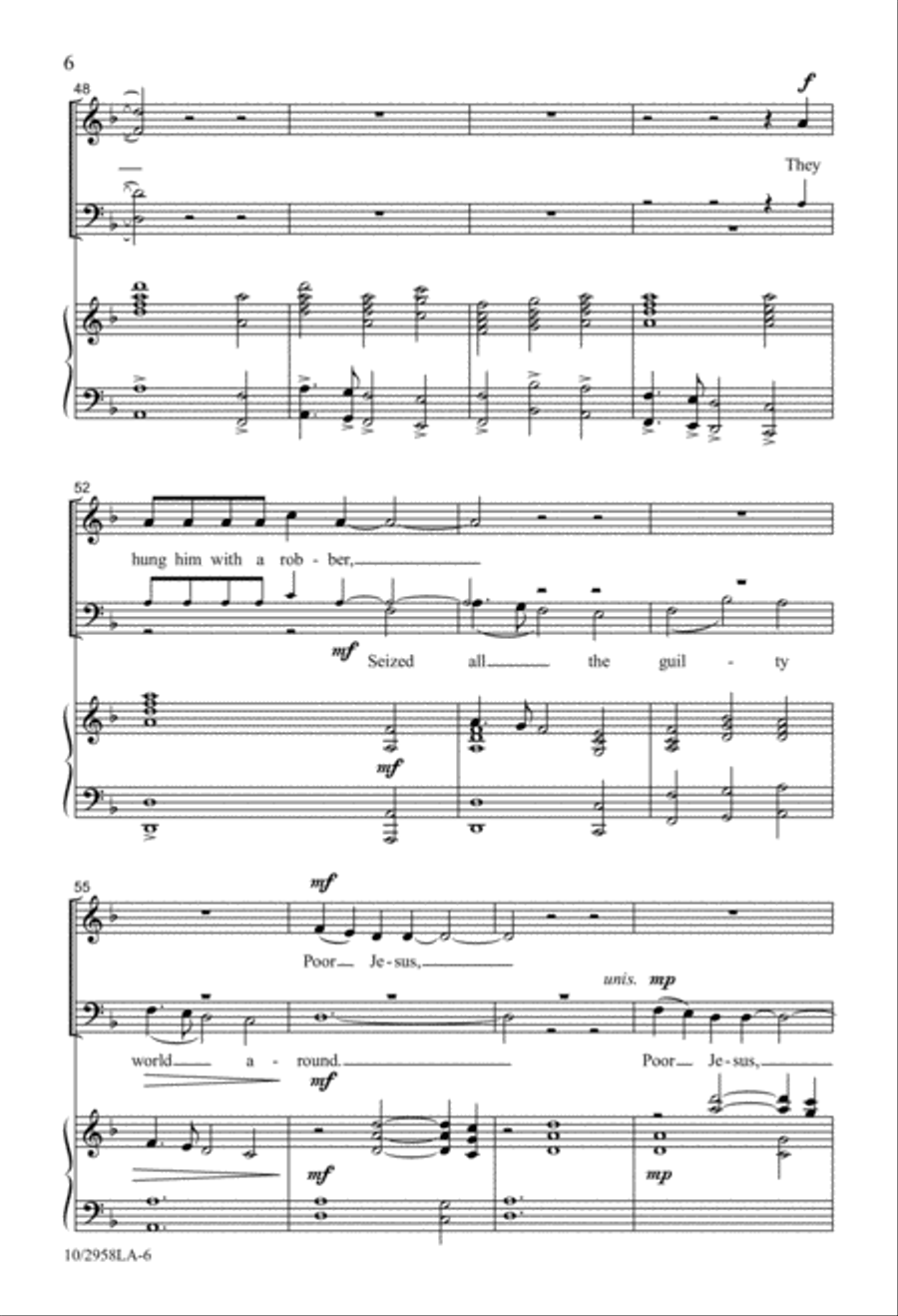 When Jesus Wept When Jesus Wept 4-Part scores gallery preview page 5