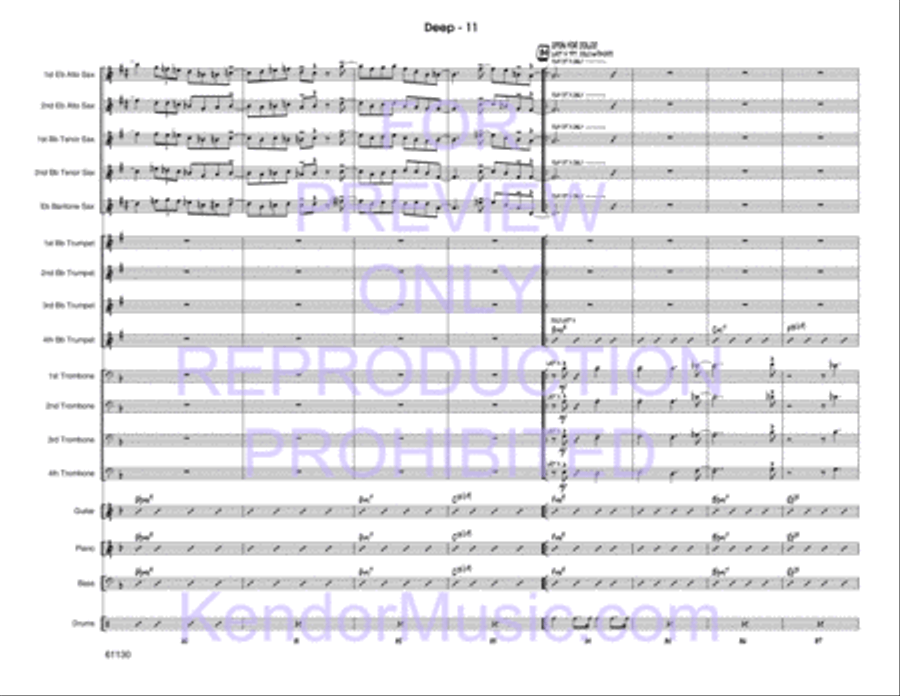 Deep Jazz Ensemble scores gallery preview page 12