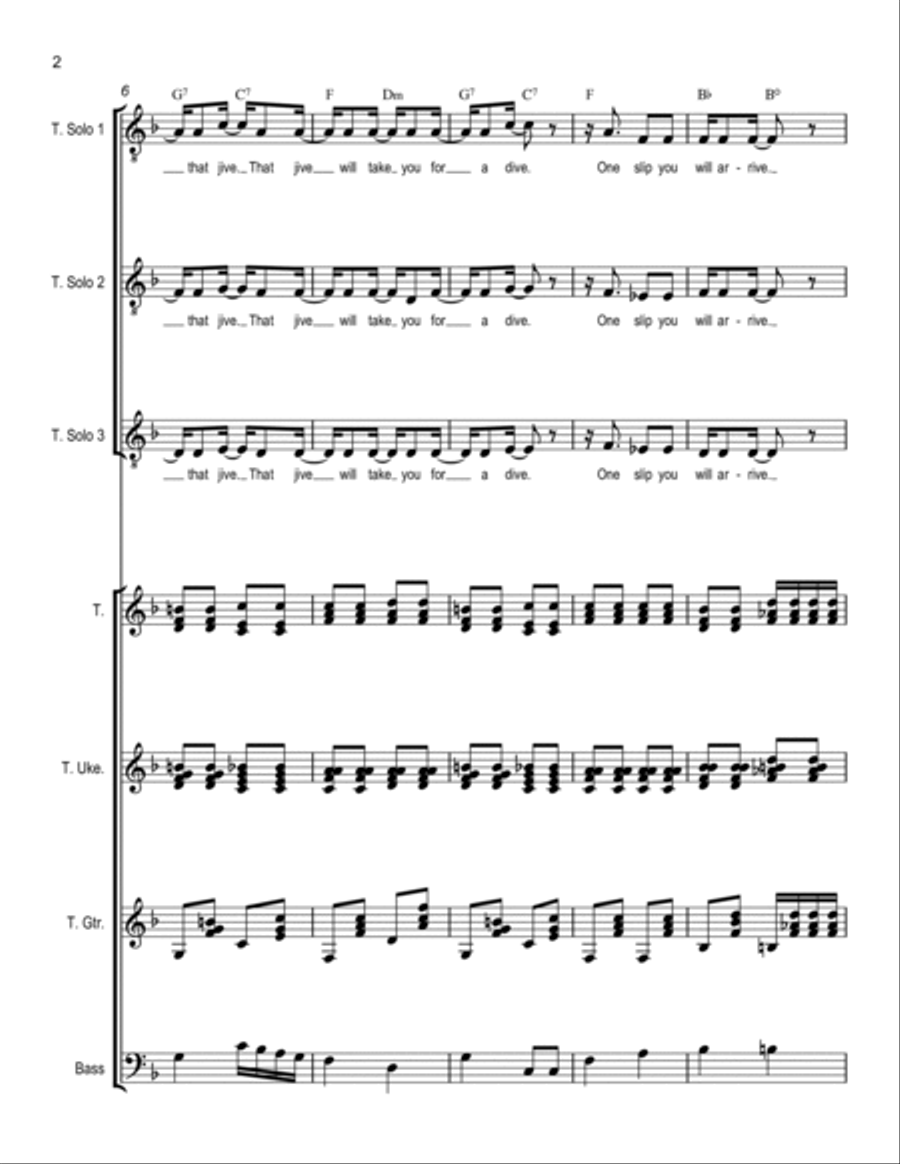 Killin' Jive Killin' Jive Small Ensemble scores gallery preview page 2