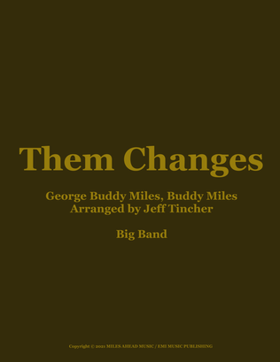 Book cover for Them Changes