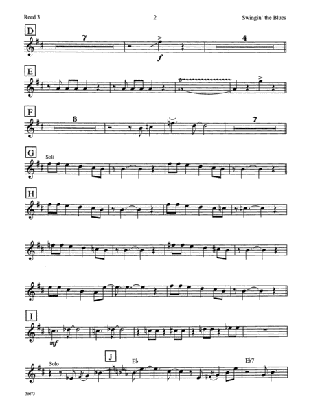 Swingin' the Blues: B-flat Tenor Saxophone