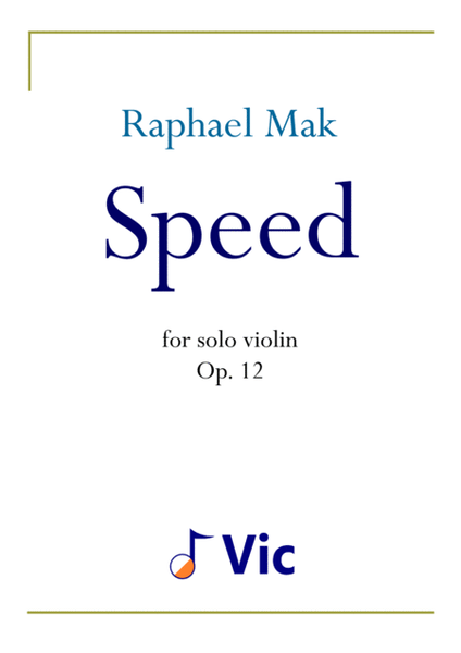 Speed, op. 12