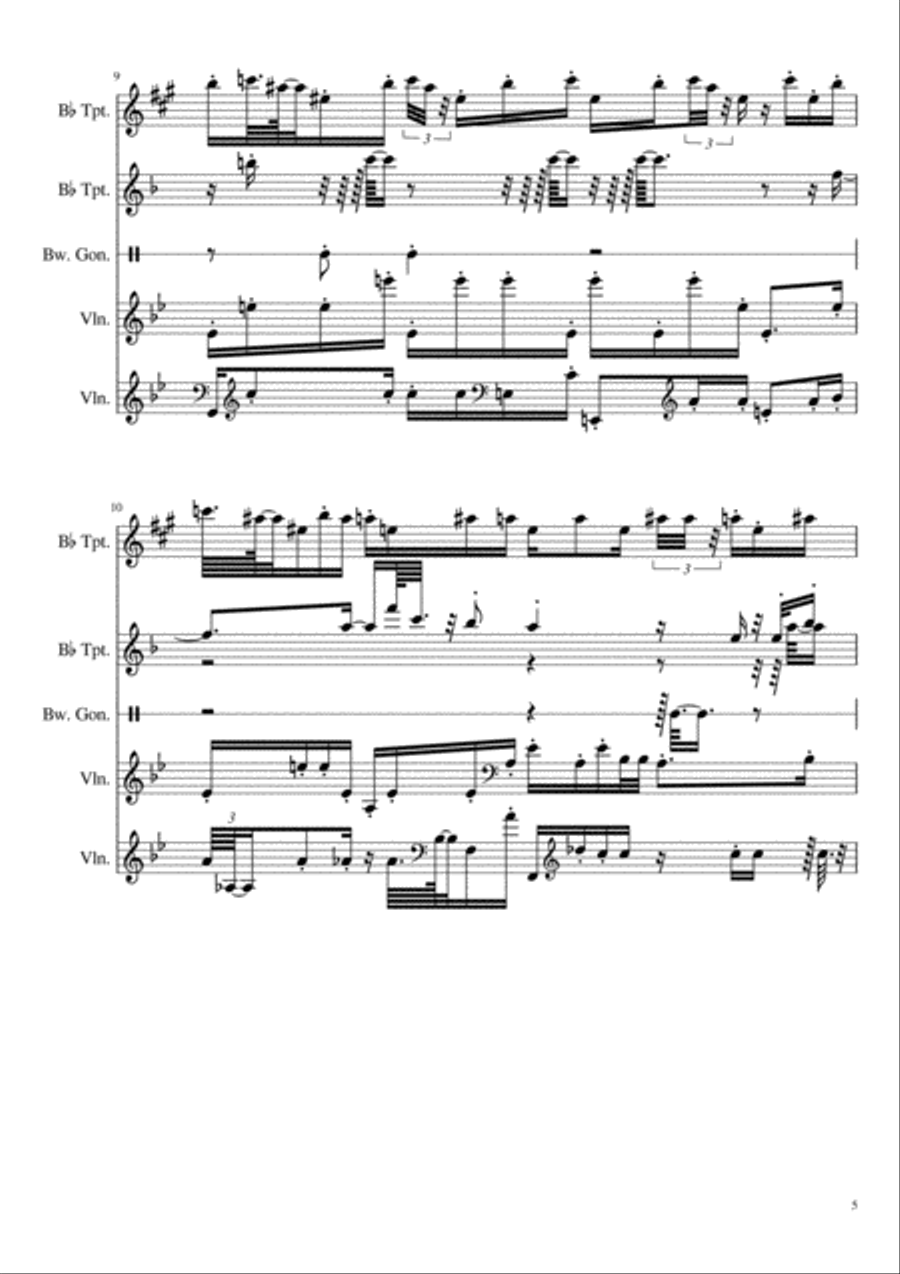 Tramp ii Tramp ii Small Ensemble scores gallery preview page 5