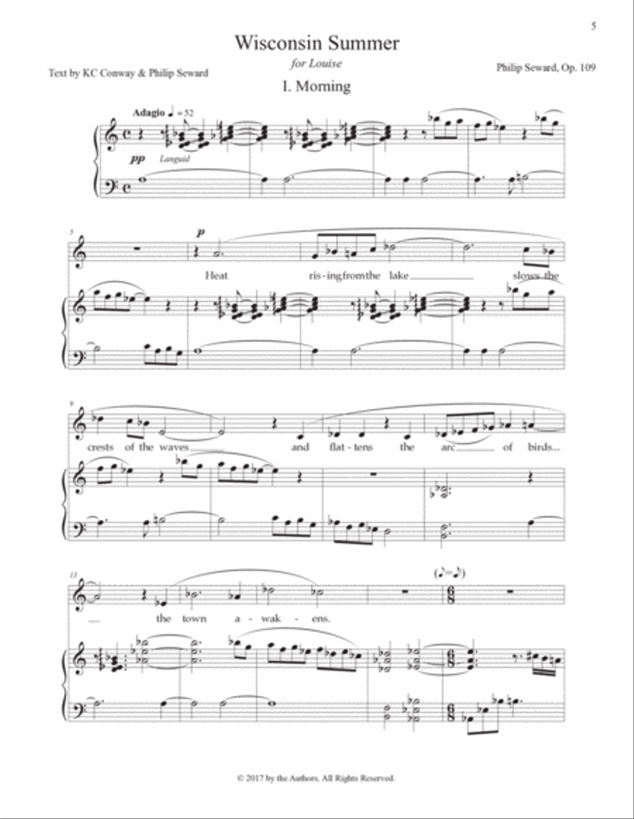 Wisconsin Summer Low Voice scores gallery preview page 5
