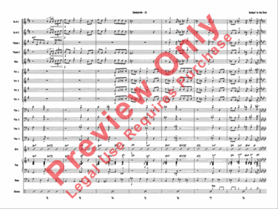 Singin' in the Rain Singin' in the Rain Jazz Ensemble scores gallery preview page 12