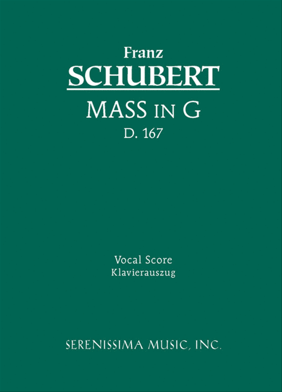Mass in G major, D.167 Choir scores gallery preview page 1