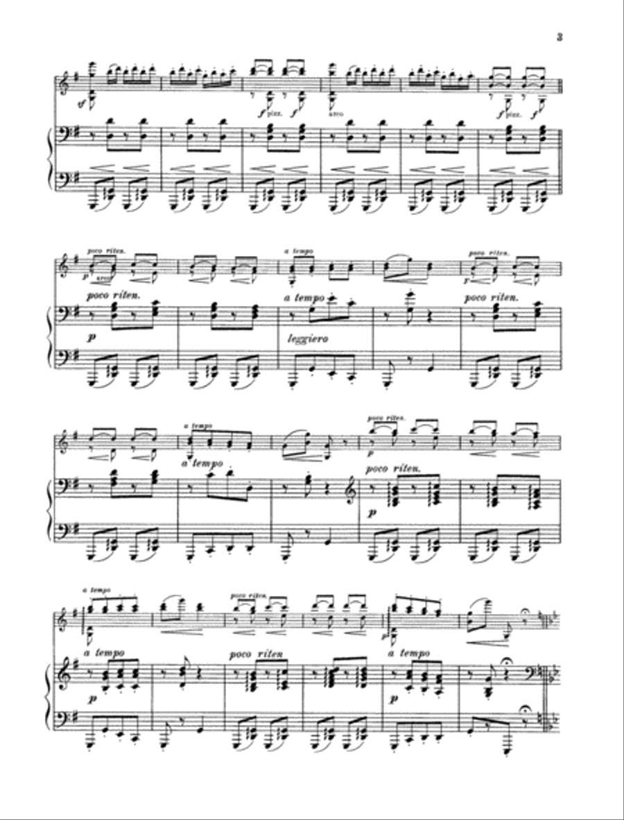 Hungarian Dance No. 5 Violin Solo scores gallery preview page 3