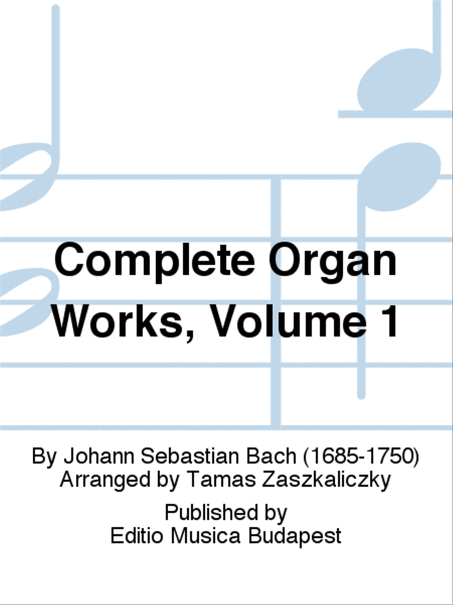 Complete Organ Works V1 Organ scores gallery preview page 1
