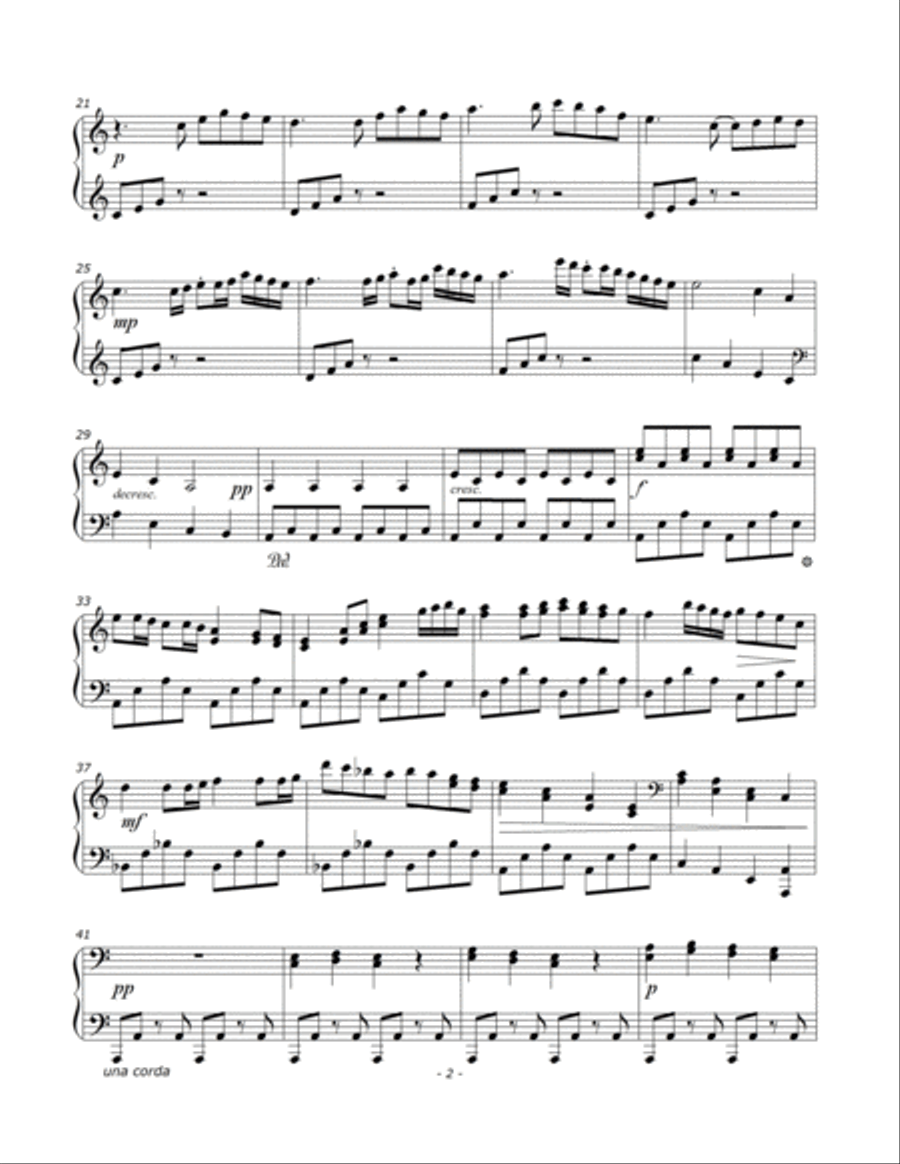 Cloudburst Piano Solo scores gallery preview page 2