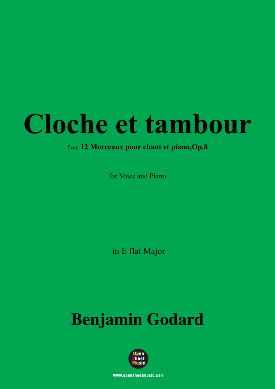 B. Godard-Cloche et tambour,in E flat Major,Op.8 No.2 Voice scores gallery preview page 1