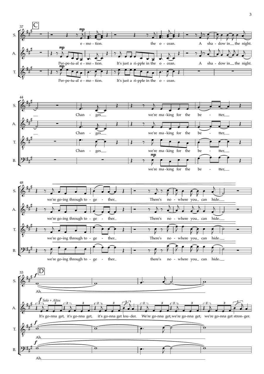 Louder Louder 4-Part scores gallery preview page 3