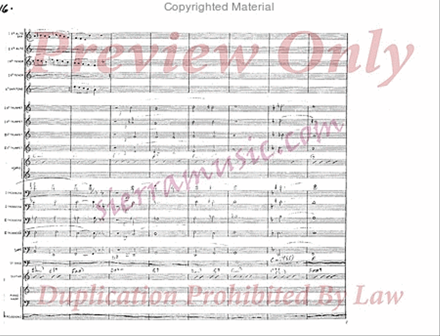 Invention For Guitar And Trumpet Jazz Ensemble scores gallery preview page 17