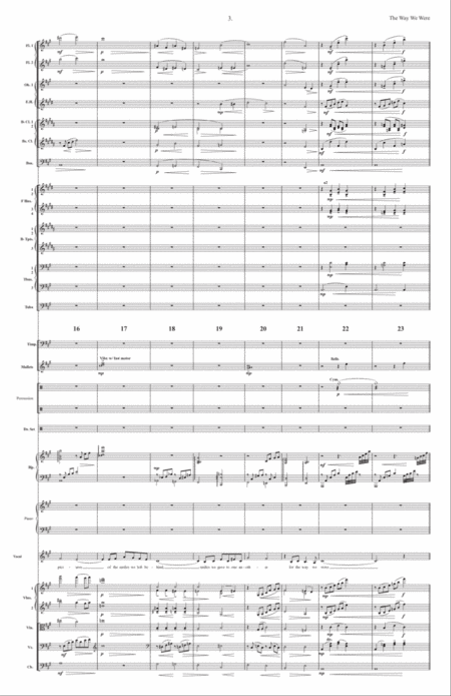 The Way We Were Full Orchestra scores gallery preview page 4