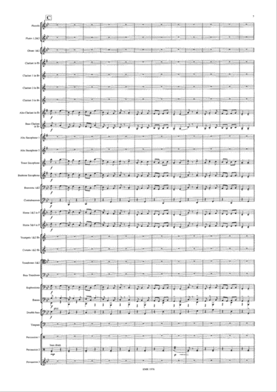 Russian Sailors Dance Concert Band scores gallery preview page 8