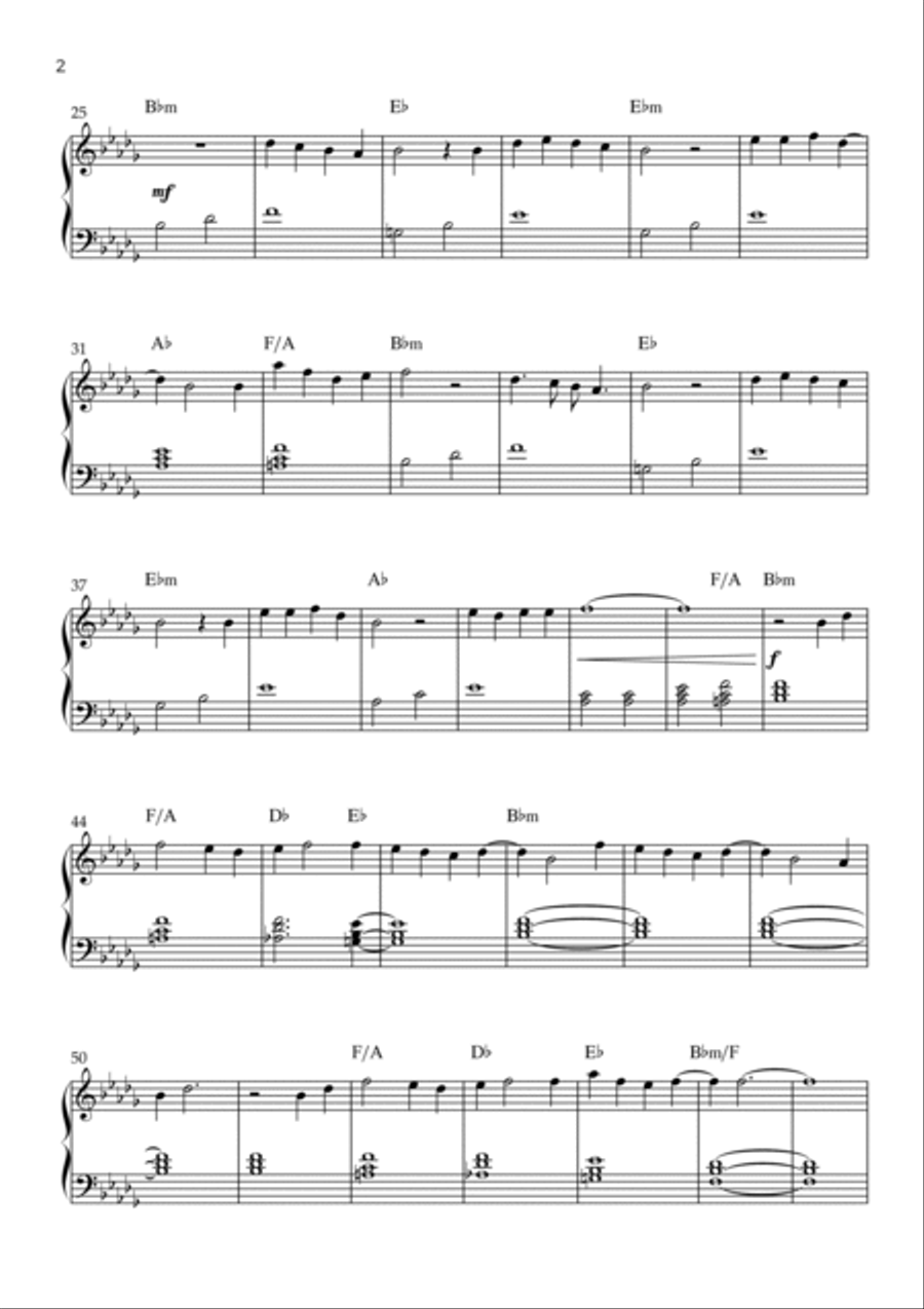 Toss A Coin To Your Witcher Easy Piano scores gallery preview page 2
