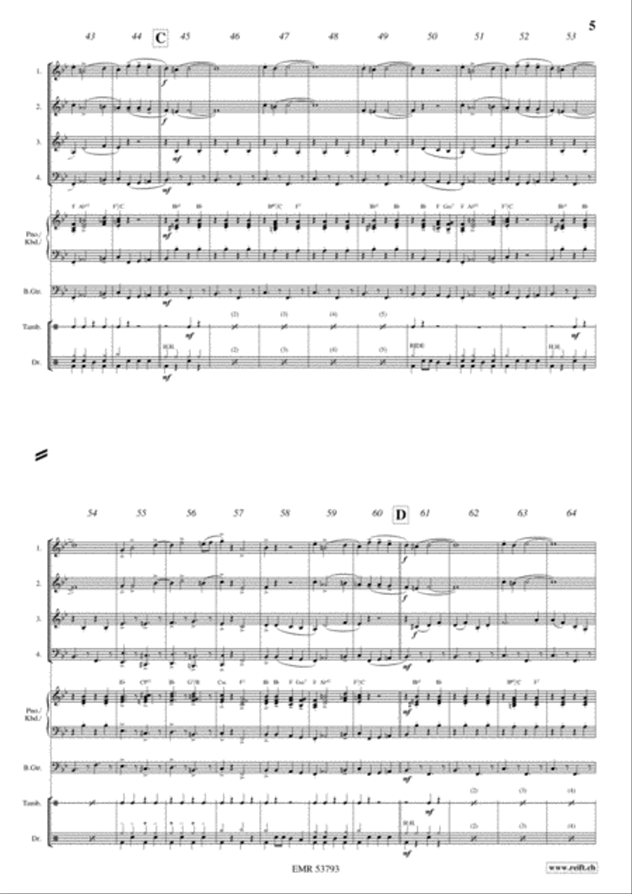 Hoch und Deutschmeister Woodwind Quartet scores gallery preview page 5