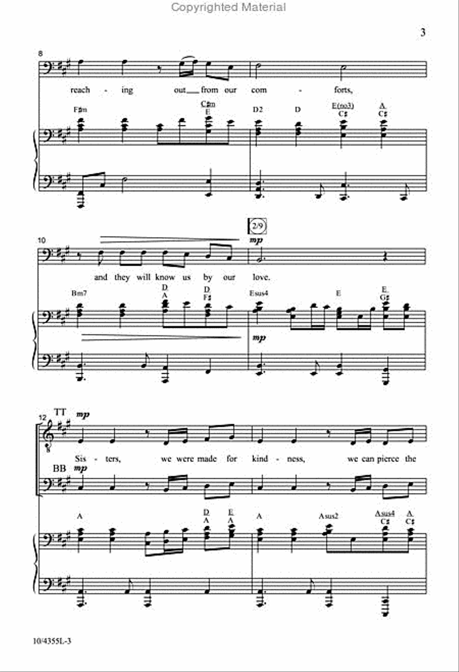 By Our Love By Our Love TTBB scores gallery preview page 3
