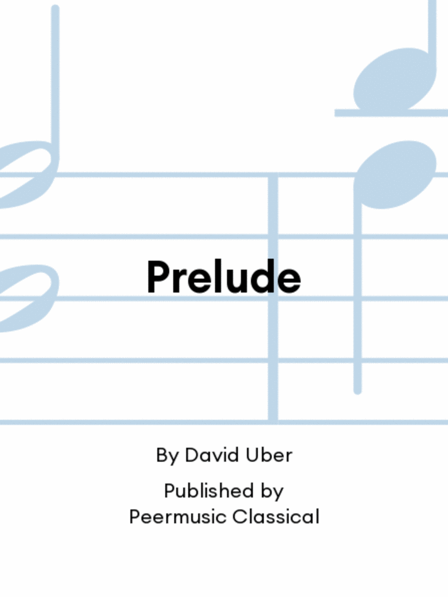 Prelude Prelude Score scores gallery preview page 1
