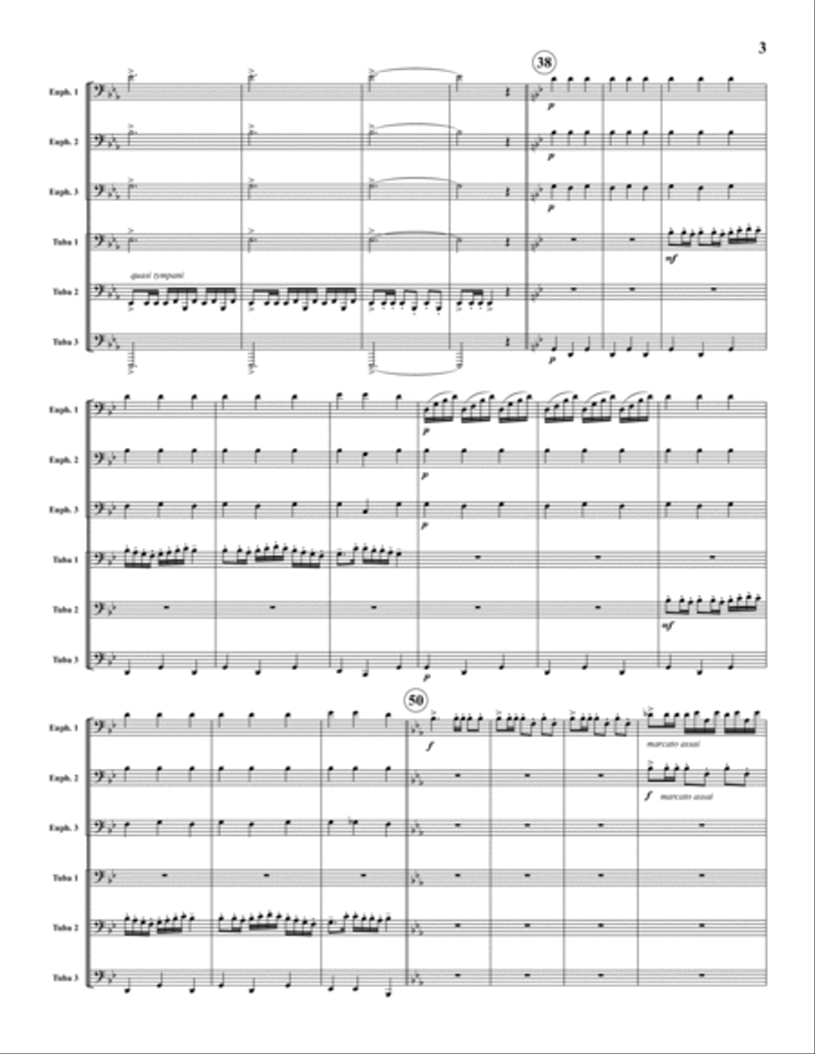 Procession of the Nobles Large Ensemble scores gallery preview page 3